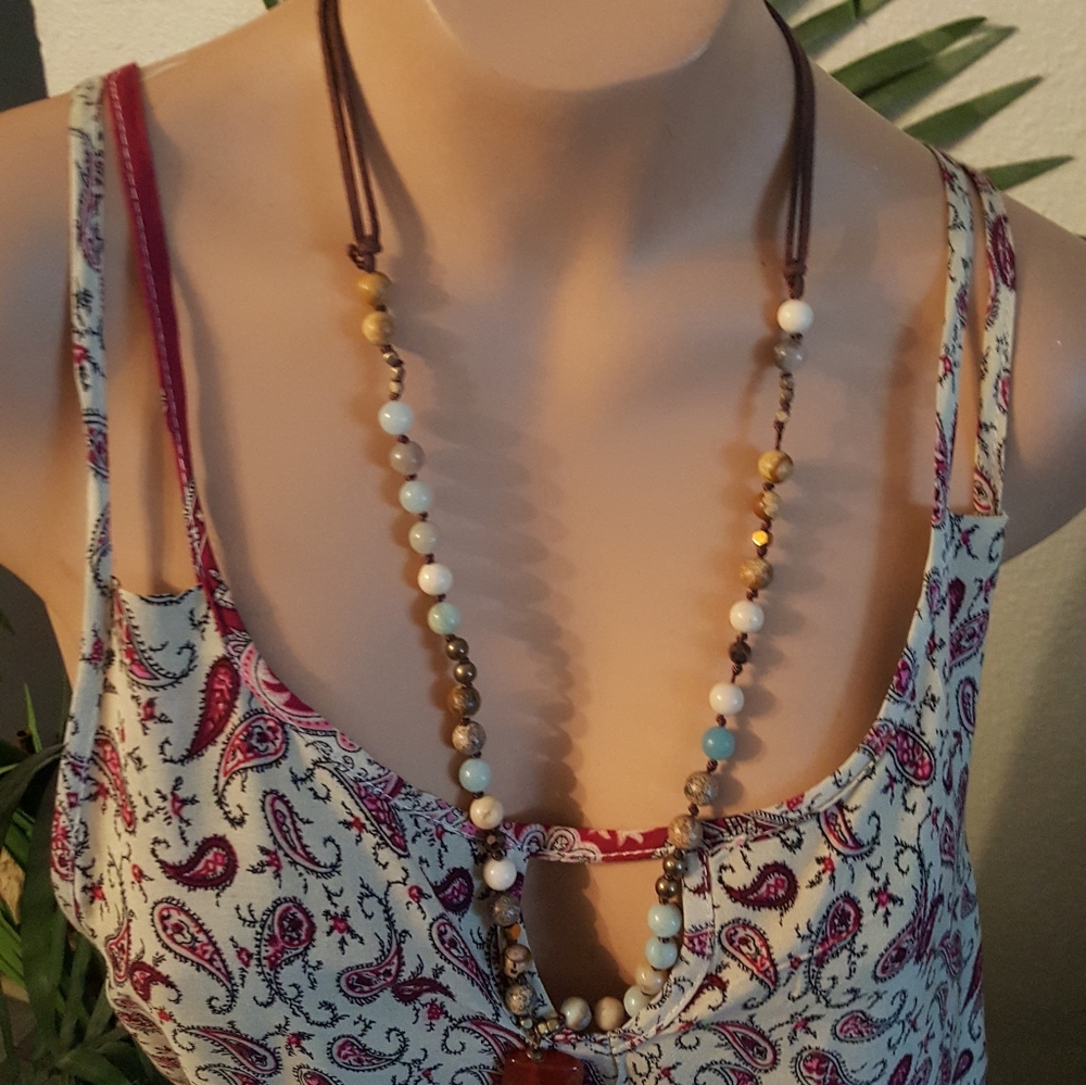 SALE TODAY NWT Wow Now OS Bo Ho Paisley Tunic Tank - Picture 6 of 8